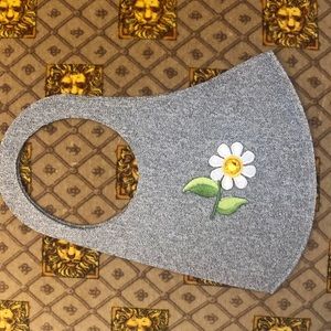 Face mask Hand made grey camomile stone NEW womens
